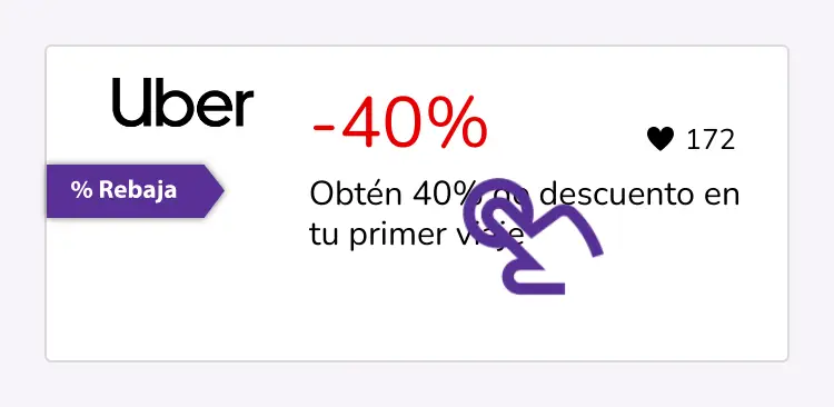 clic en el descuento