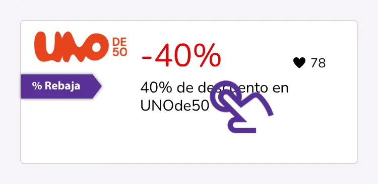 clic en el descuento