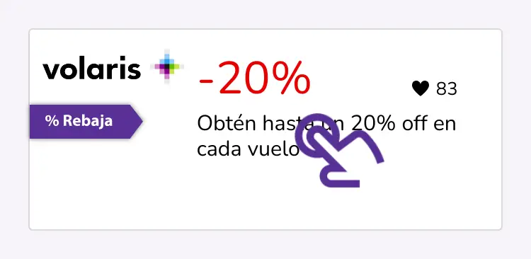 clic en el descuento
