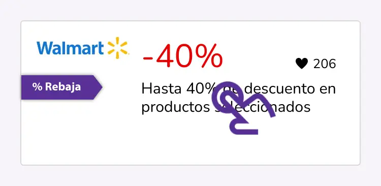 clic en el descuento