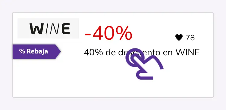 clic en el descuento