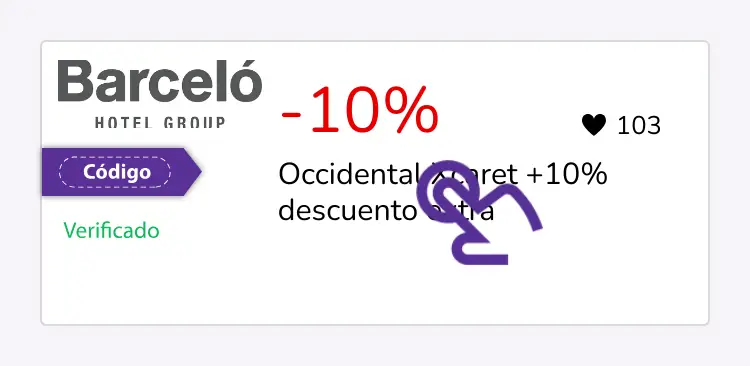 selección de cupón
