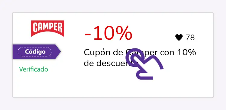 selección de cupón