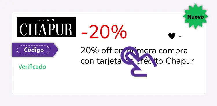selección de cupón