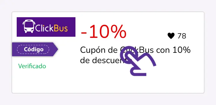 selección de cupón