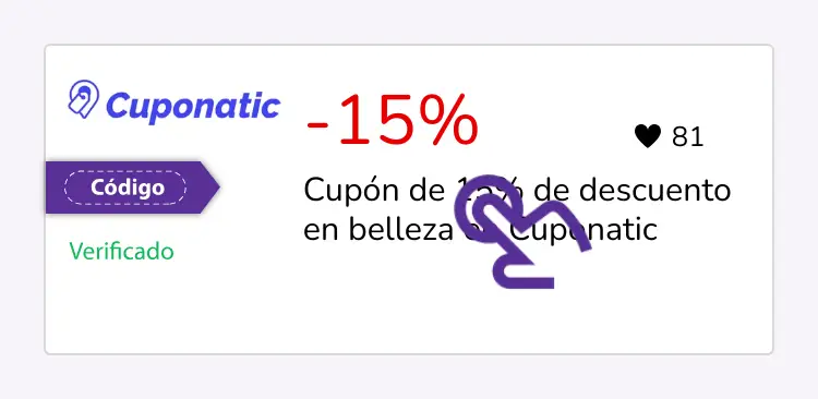 selección de cupón