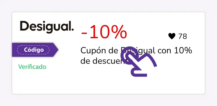 selección de cupón