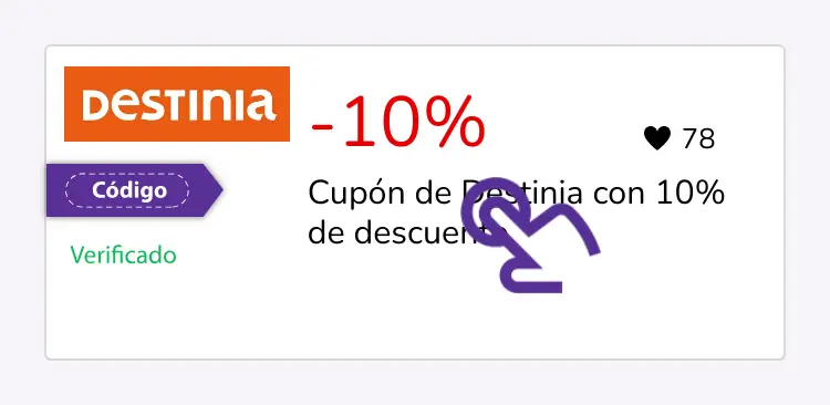 selección de cupón