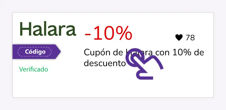 selección de cupón