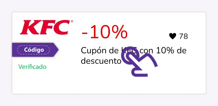 selección de cupón