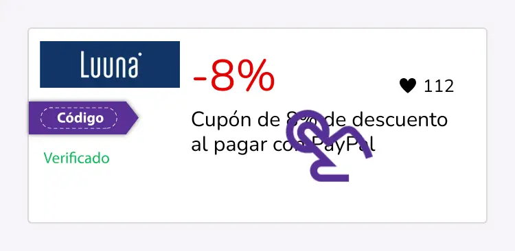selección de cupón