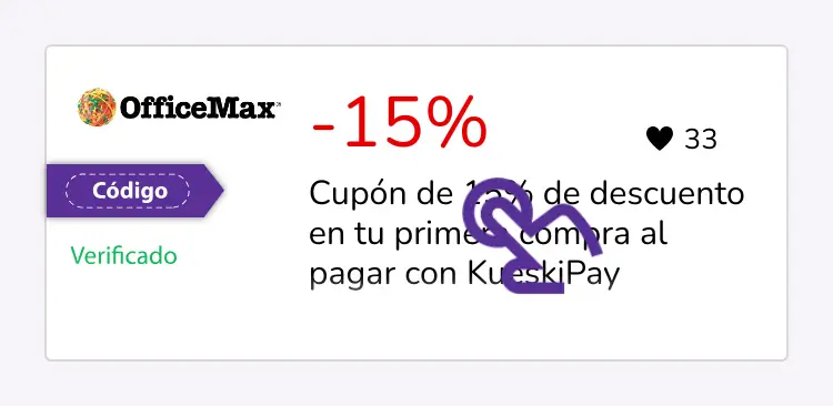 selección de cupón