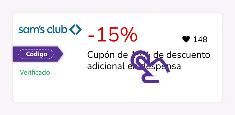 selección de cupón