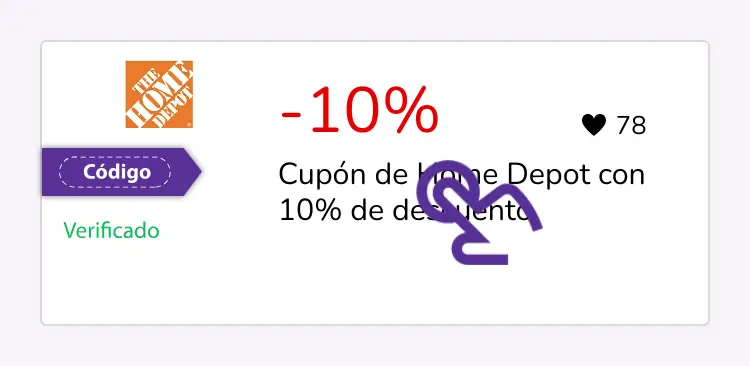 selección de cupón