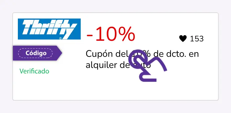 selección de cupón