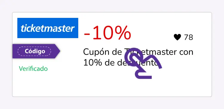 selección de cupón