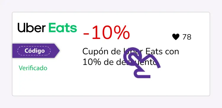 selección de cupón