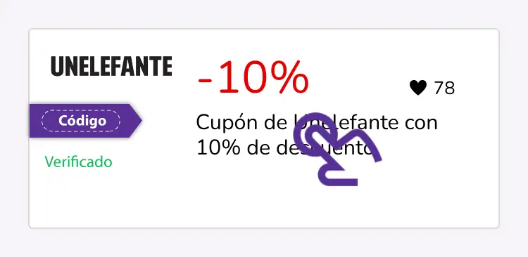 selección de cupón