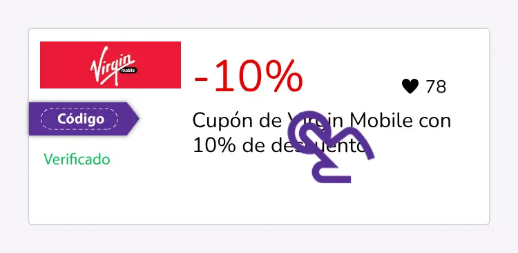 selección de cupón