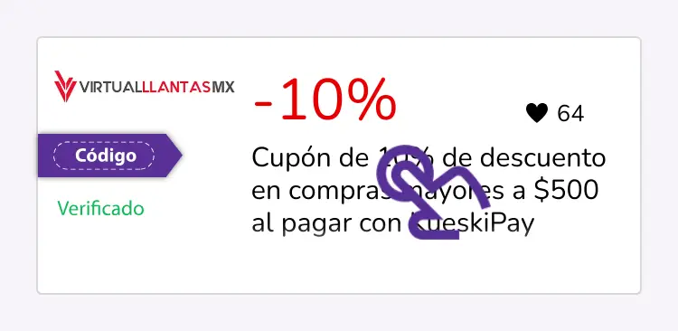 selección de cupón