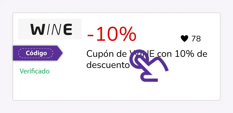 selección de cupón