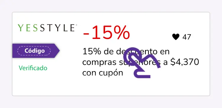 selección de cupón