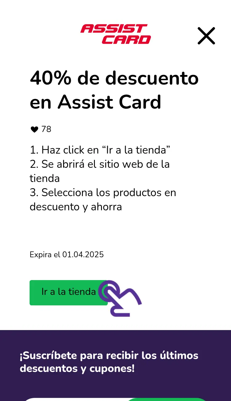 visitar la tienda con descuentos