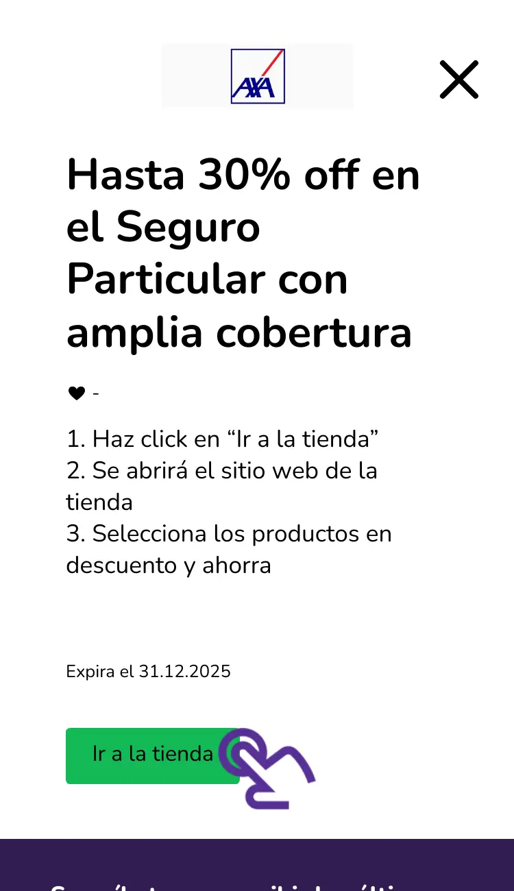 visitar la tienda con descuentos