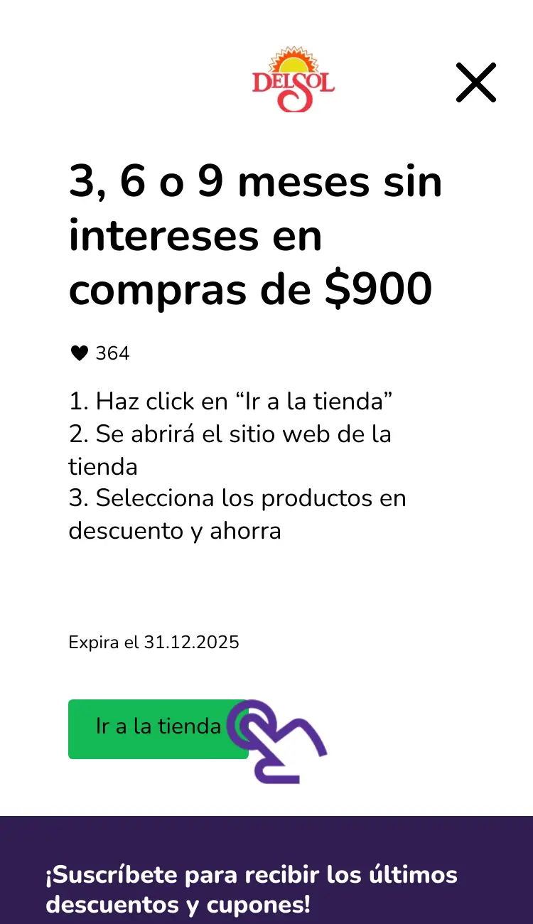 visitar la tienda con descuentos