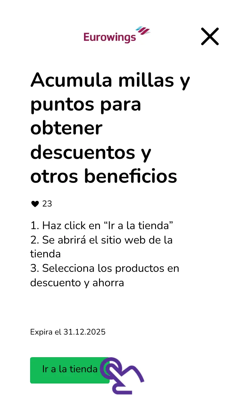 visitar la tienda con descuentos