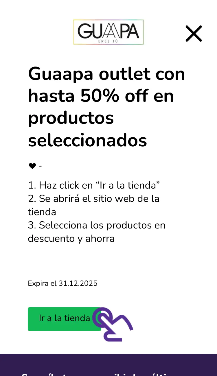 visitar la tienda con descuentos