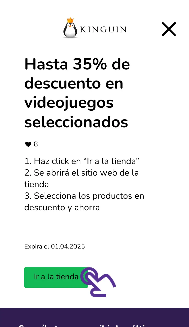 visitar la tienda con descuentos