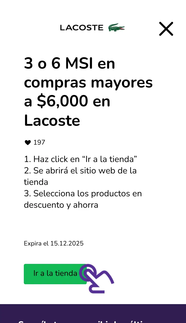 visitar la tienda con descuentos