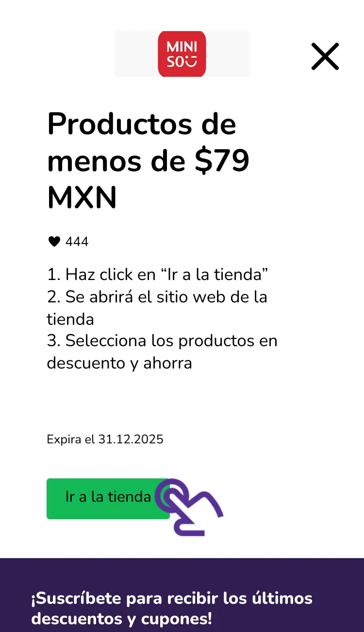 visitar la tienda con descuentos