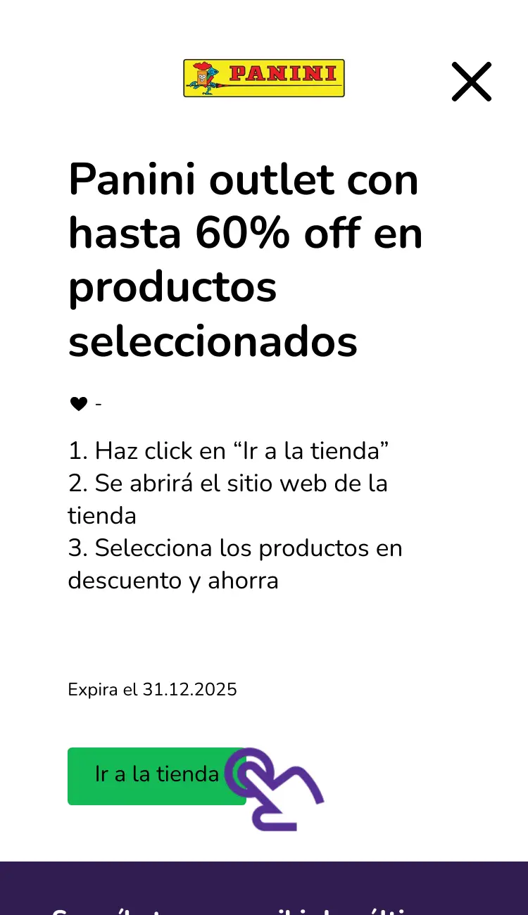 visitar la tienda con descuentos