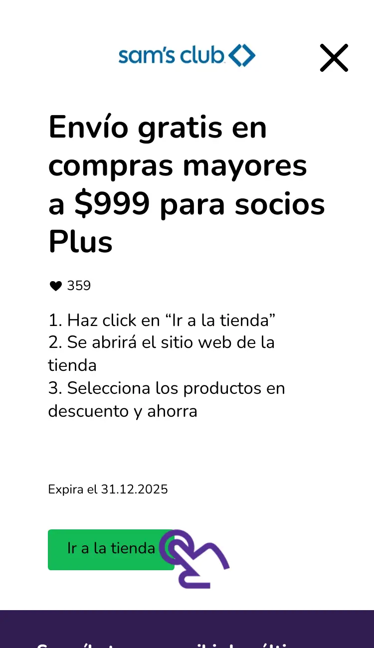 visitar la tienda con descuentos