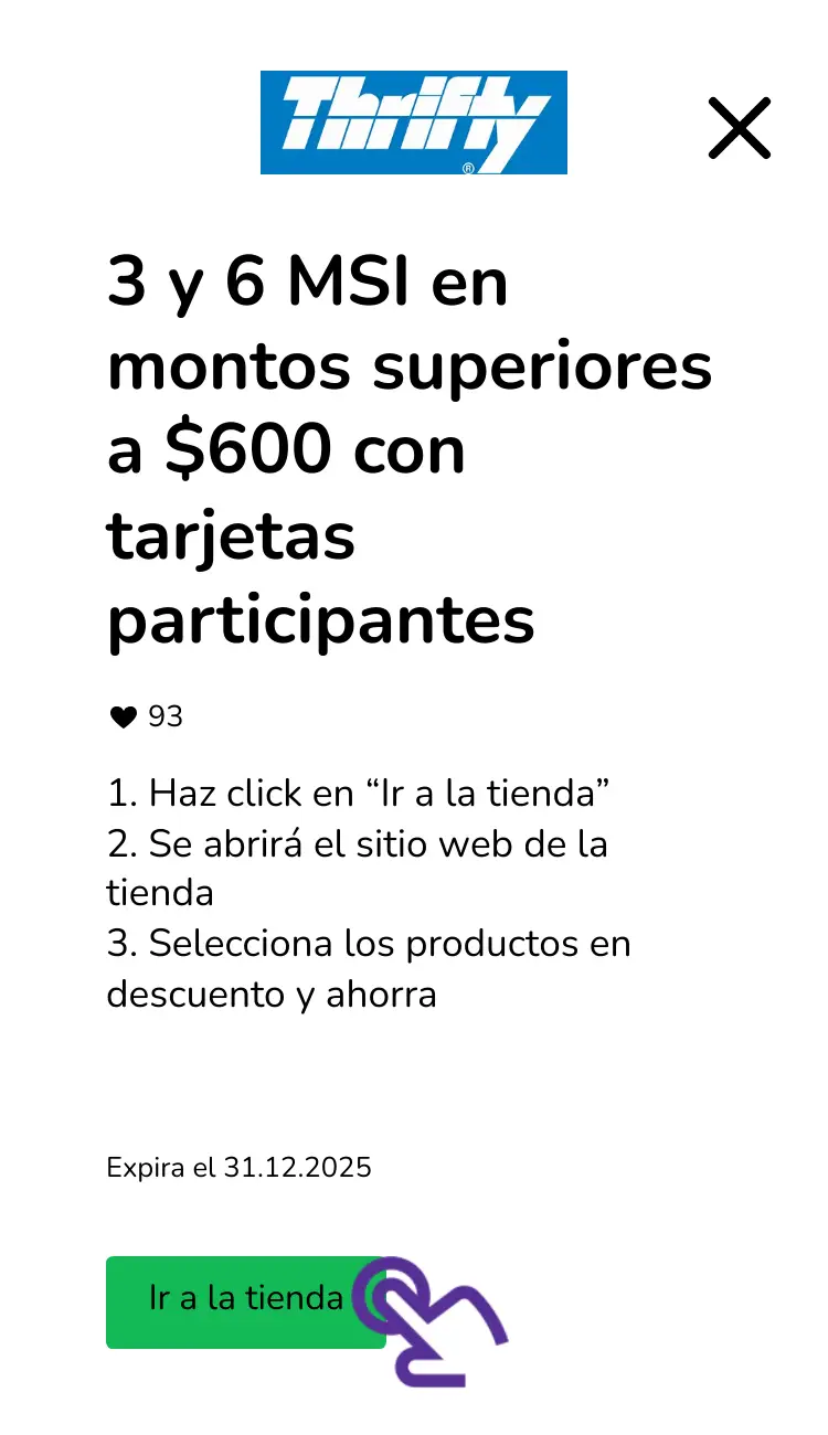visitar la tienda con descuentos