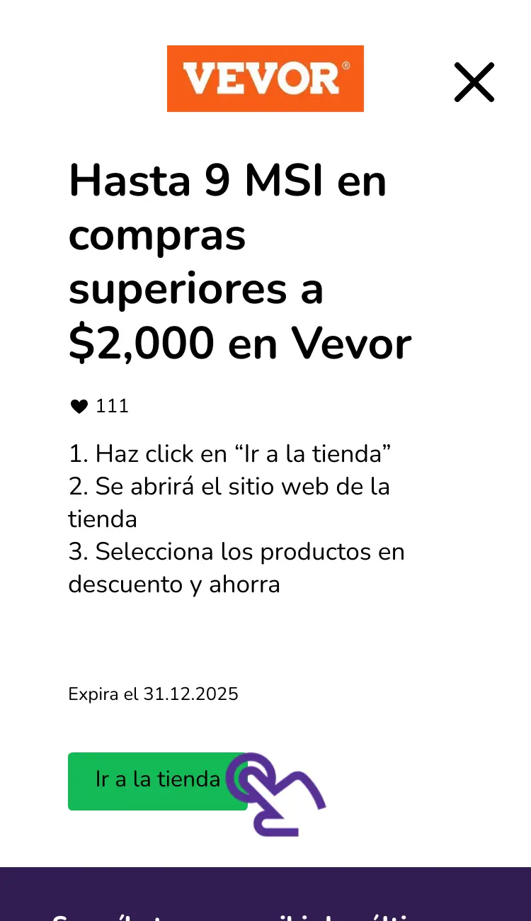 visitar la tienda con descuentos