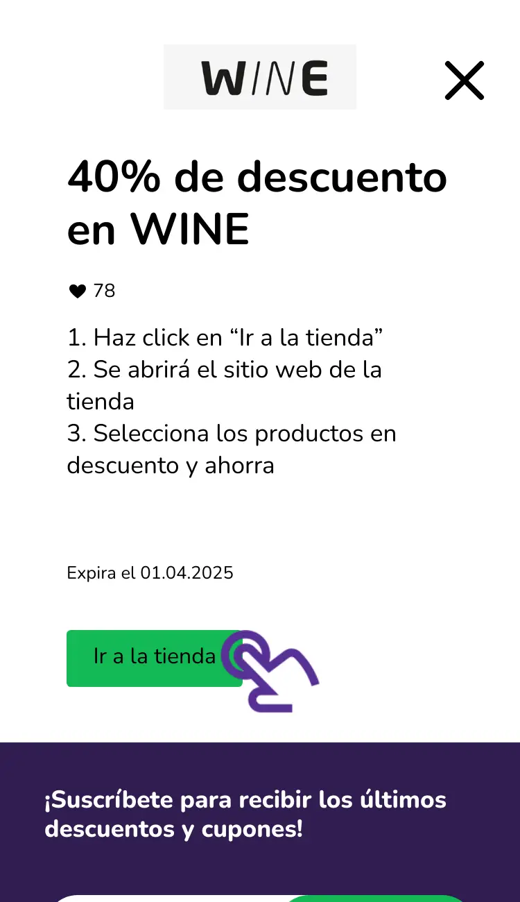 visitar la tienda con descuentos